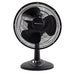 Comfort Zone CZ121BK 3-Speed 12-inch Oscillating Table Fan with Adjustable Tilt, Black Space Heaters Comfort Zone   