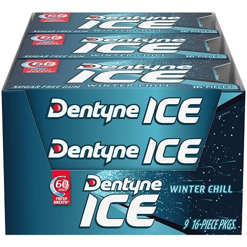 Dentyne Ice Winter Gum 16ct.  Pack of 9 / 16ct. Candy & Chocolate Dentyne   