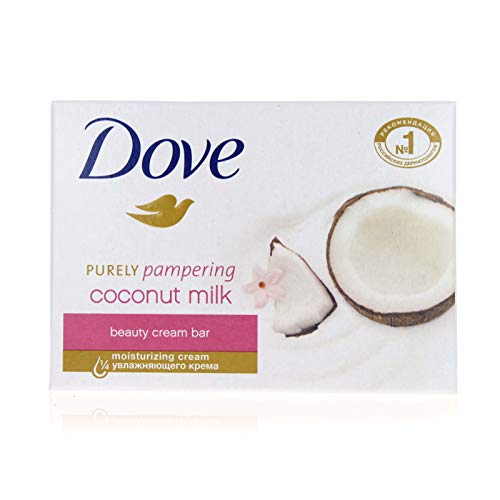 Dove Purely Pampering Coconut Milk Bar 135G (Pack Of 3) Imported Bar Soap Dove   