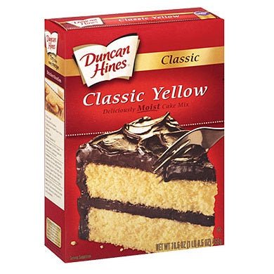 Duncan Hines Cake Mix Classic Yellow 15.25oz. Cakes & Dessert Bars Duncan Hines   