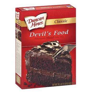 Duncan Hines Cake Mix Devil's Food 15.25oz. Cakes & Dessert Bars Duncan Hines   