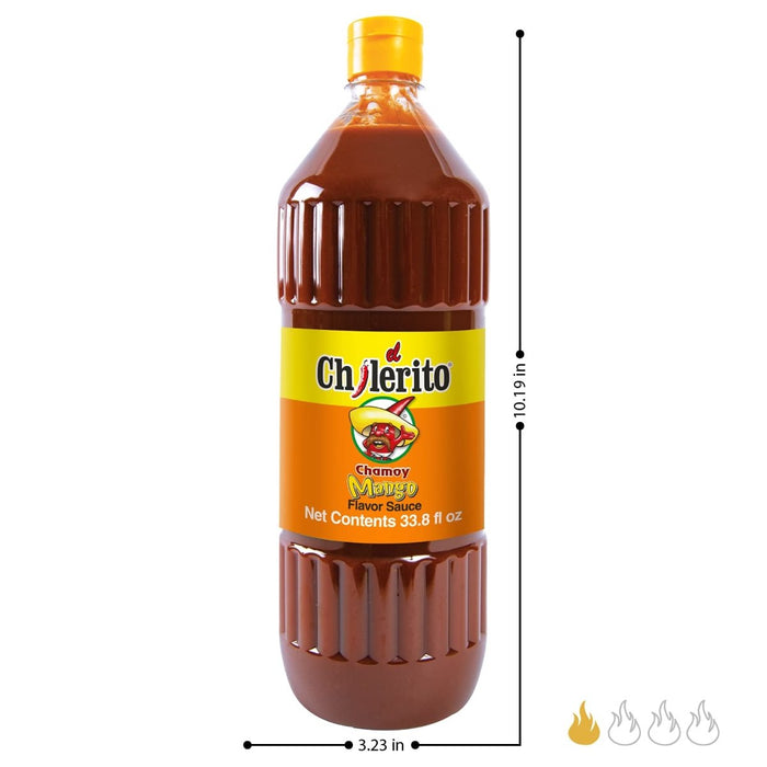 El Chilerito Chamoy Sauce Mango 33.8oz. Chamoy Sauce El Chilerito   