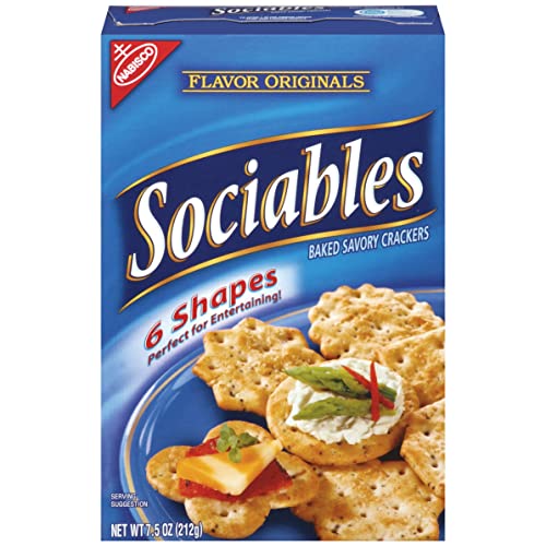 Nabisco Sociables Crackers 7.5oz. Crackers NABISCO FLAVOR ORIGINALS   