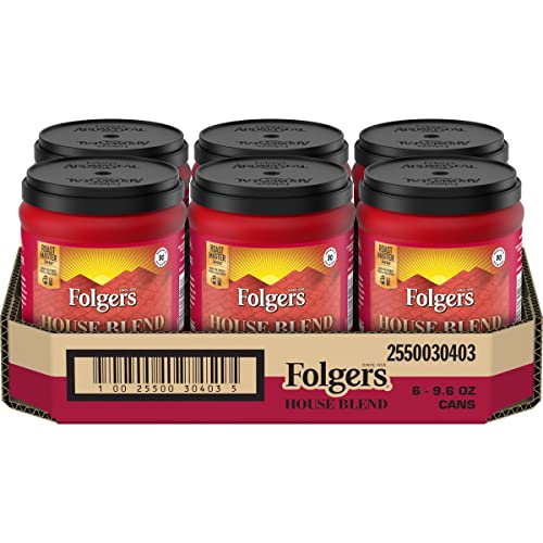 Folgers House Blend Medium Roast Ground Coffee, 9.6 Ounces Coffee Folgers   