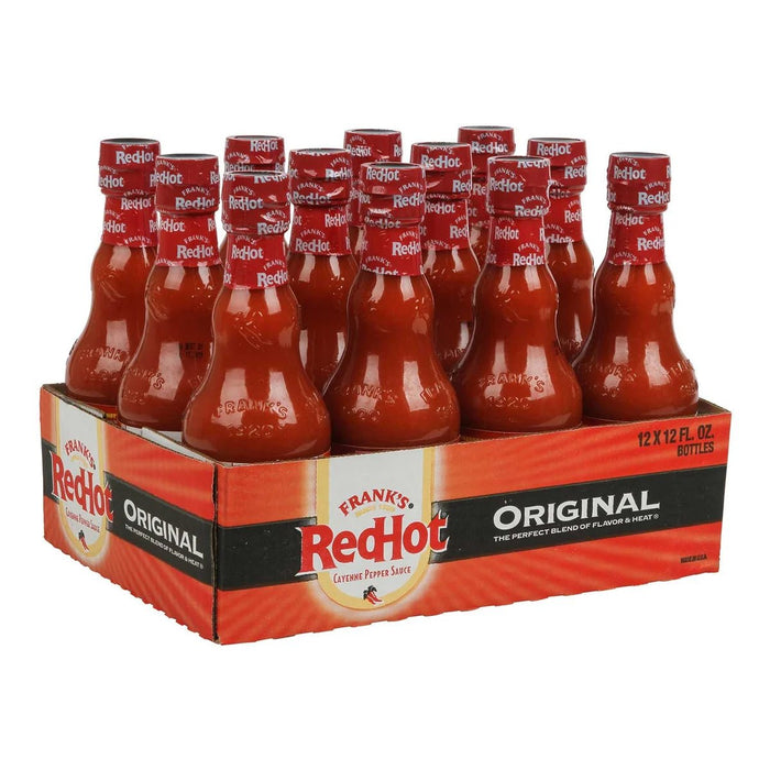 Franks Red Hot Sauce Original 12oz. Hot Sauce Frank's 12 pk.  