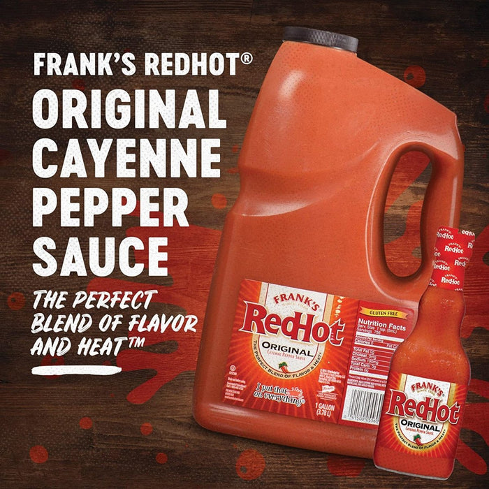 Franks Red Hot Sauce Original 12oz. Hot Sauce Frank's   