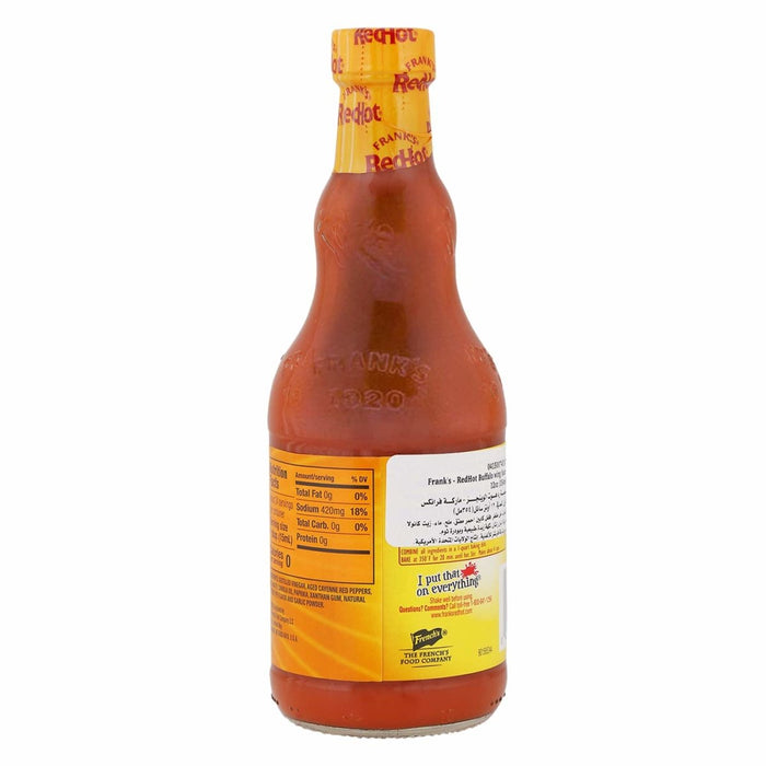 Frank's RedHot Buffalo Wings Sauce, 12 fl oz. Hot Sauce Frank's   