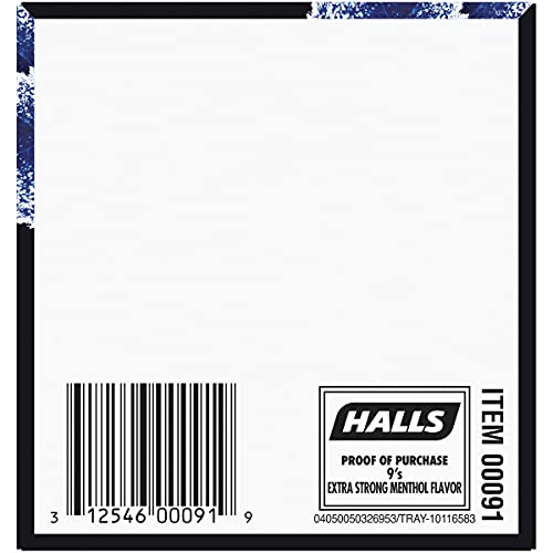 Halls Extra Strength Intense Cool Cough Drops Grocery Halls   