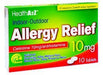 HealthA2Z Allergy Relief, All Day Allergy, Cetirizine HCL 10mg. Allergy Relief HealthA2Z   