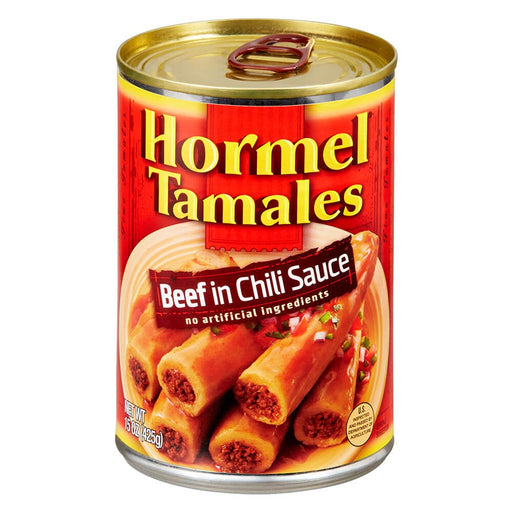 Hormel Beef Tamales 15oz. Full Case Pack 12 / 15oz. Canned Meats Hormel   