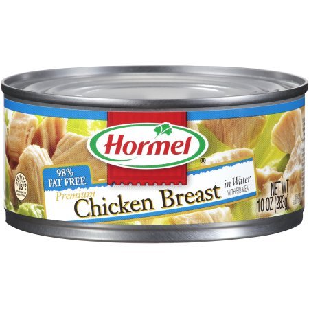 Hormel Chunk Chicken Breast 10oz. Full Case  Pack 12 / 10oz. Canned Meats Hormel   