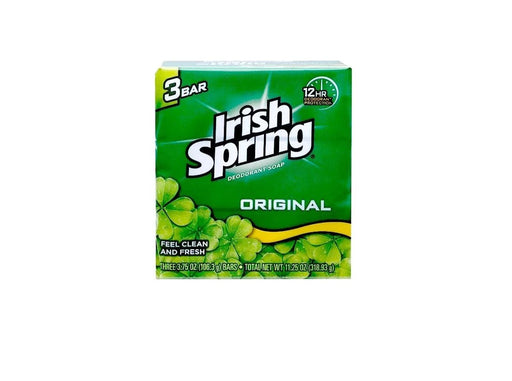Irish Spring Deodorant Bar Soap, Original, Green Irish Spring, 11.1 Ounce Bar Soap Irish Spring   