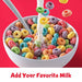 Kellogg's Froot Loops Cold Breakfast Cereal, Fruit Flavored, Breakfast Snacks with Vitamin C, Original, 10.1oz Box (1 Box) Breakfast Cereal Froot Loops   