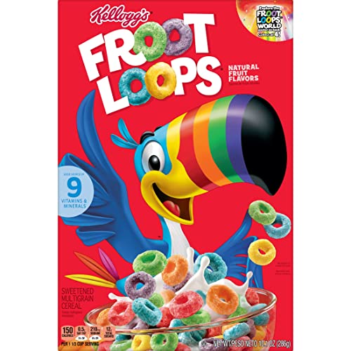 Kellogg's Froot Loops Original Cold Breakfast Cereal - Shop Cereal at H-E-B