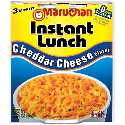 Maruchan Cup Cheddar Cheese 2.25oz. Full Case  Pack 12 / 2.25oz. Pasta & Noodles Maruchan   