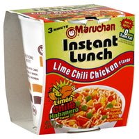 Maruchan Cup Lime Chili Chicken 2.25oz. Full Case  Pack 12 / 2.25oz. Pasta & Noodles Maruchan   