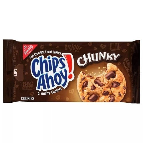 Nabisco Chips Ahoy Cookies Chunky 11.75oz. Full Case  Pack 12 / 11.75oz. Cookies CHIPS AHOY!   