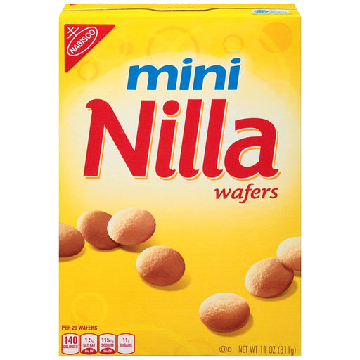 Nabisco Nilla Wafers Mini 11oz. Full Case Pack 12 / 11oz. Cookies Nabisco   