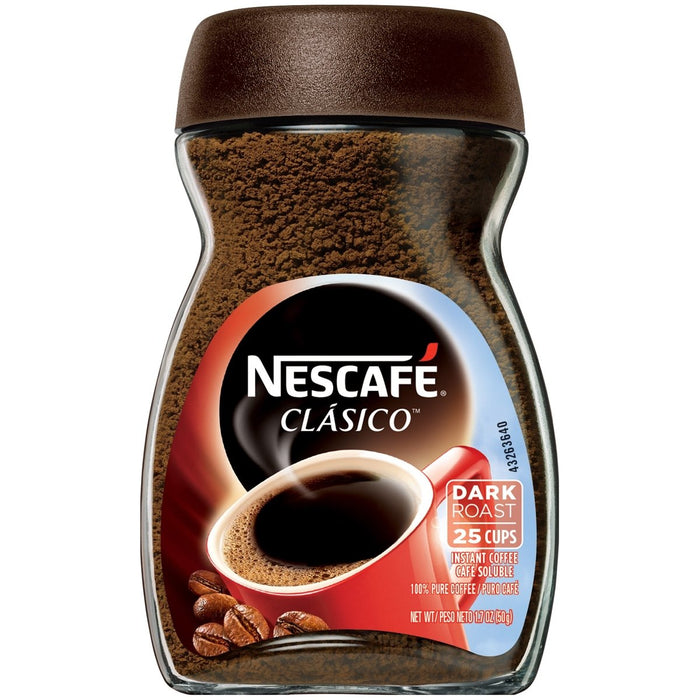 Nescafe Instant Coffee Classico Dark Roast 1.7oz. Coffee Nescafe   