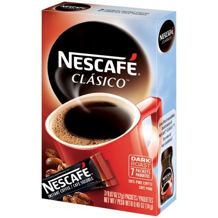 Nescafe Instant Coffee Sticks Classico Dark Roast 0.07oz. Coffee Nescafe   