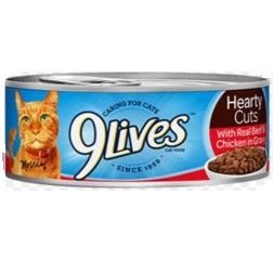 Nine Lives Beef & Chicken Dinner 5.5oz. Full Case Pack 24 / 5.5oz. Cat Food Nine Lives   