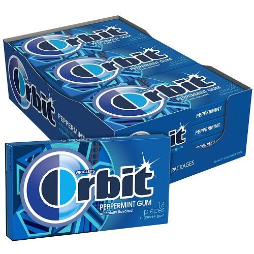 Orbit Gum Peppermint 14ct. Pack of 12 / 14ct. Candy & Chocolate Orbit   