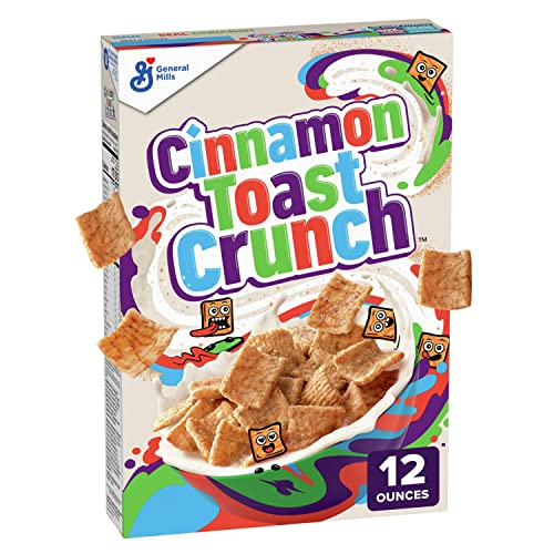 Original Cinnamon Toast Crunch Breakfast Cereal, Crispy Cinnamon Cereal, 12 oz. Box Breakfast Cereal Cinnamon Toast Crunch   