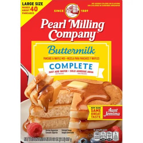 Pearl Milling Company Pancake Mix Buttermilk Complete 2lb. Full Case Pack 12 / 2lb. Waffle & Pancake Mixes Pearl Miling Company   