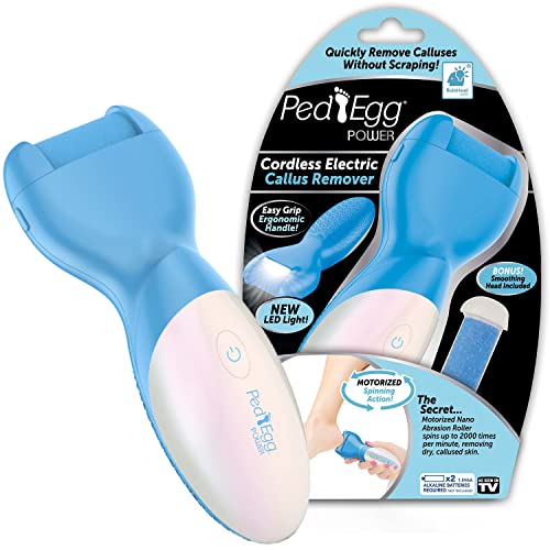 PedEgg Power Cordless Motorized Callus Remover w/ Bright LED Light. Callus Remover PedEgg   