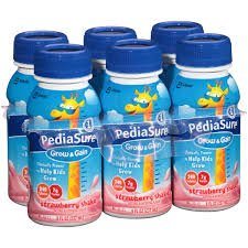 Pediasure Strawberry Rtf 6pk 8oz. Pack	4 / 6pk. Baby Drinks Pediasure   