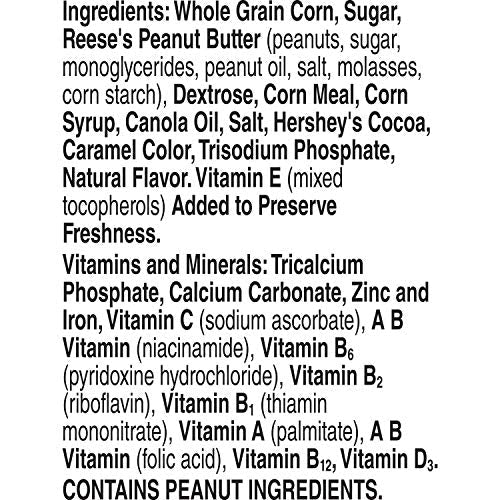 Reese's Puffs Cereal, Chocolate Peanut Butter, with Whole Grain, 11.5 oz Breakfast Cereal Reese's   