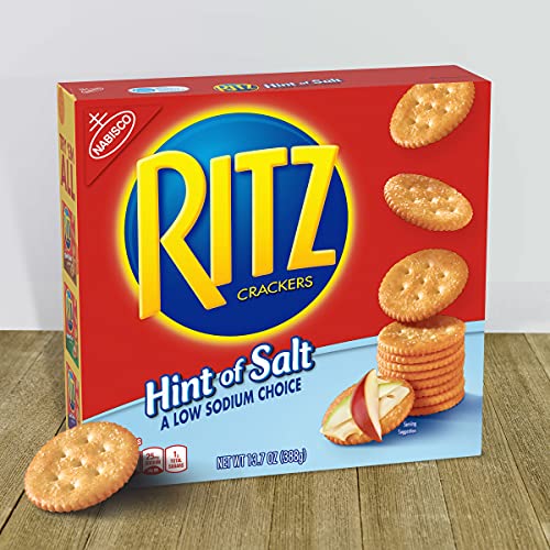 RITZ Hint of Salt Crackers, 13.7 oz Crackers Ritz   