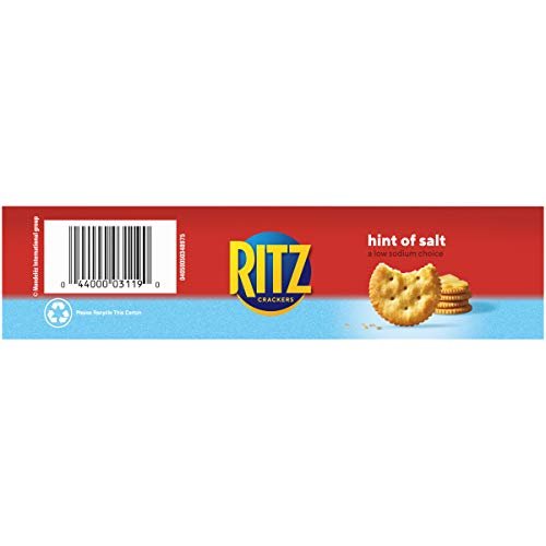 RITZ Hint of Salt Crackers, 13.7 oz Crackers Ritz   