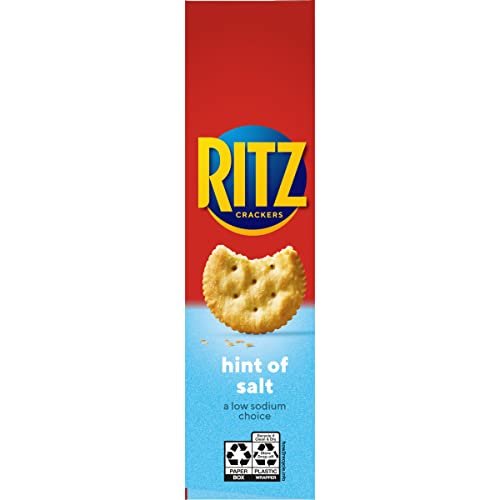 RITZ Hint of Salt Crackers, 13.7 oz Crackers Ritz   