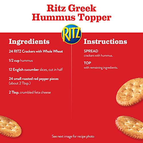 RITZ Whole Wheat Crackers, 12.9 oz Crackers Ritz   