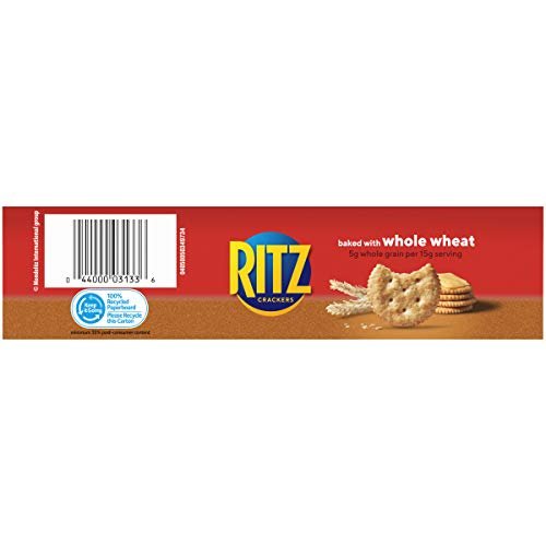 RITZ Whole Wheat Crackers, 12.9 oz Crackers Ritz   