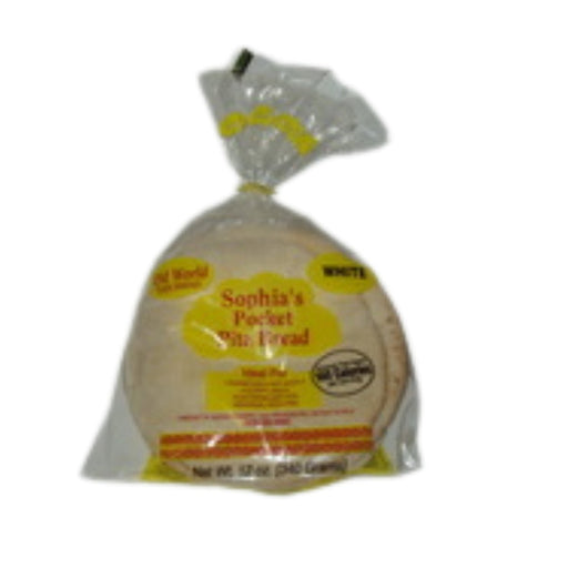 Sophia’s Bakery White 5" Pocket Pita Pita Bread Sophia Bakery   