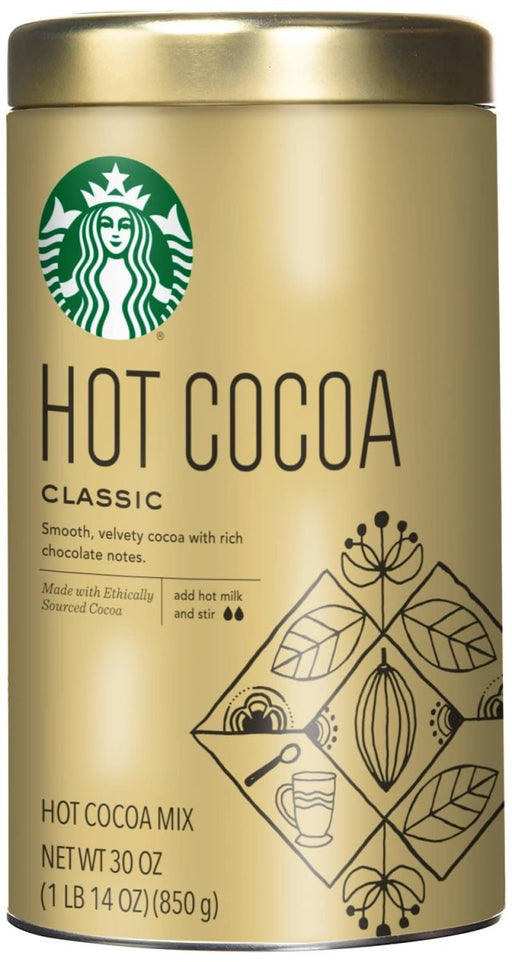 Starbucks Classic Hot Cocoa Mix, 30 Ounce Tin. Hot Chocolate Starbucks 3 pk.  